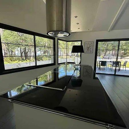 Villa Maison Du Avec Lagon, De Nage, Jacuzzi Biscarrosse