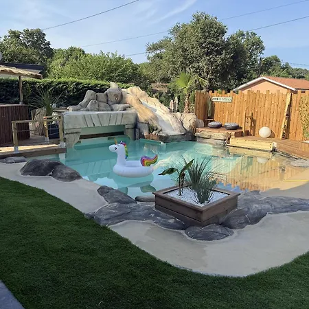 Maison Du Avec Lagon, De Nage, Jacuzzi Biscarrosse