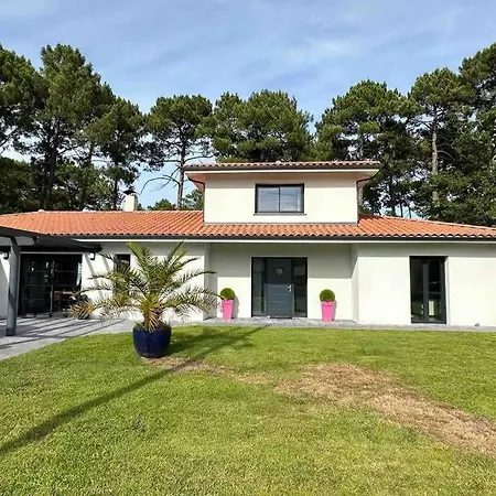 Villa Maison Du Lac Avec Lagon, Spa De Nage, Jacuzzi Biscarrosse