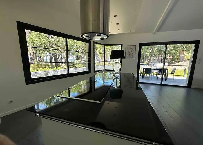 Willa Maison Du Avec Lagon, De Nage, Jacuzzi Biscarrosse