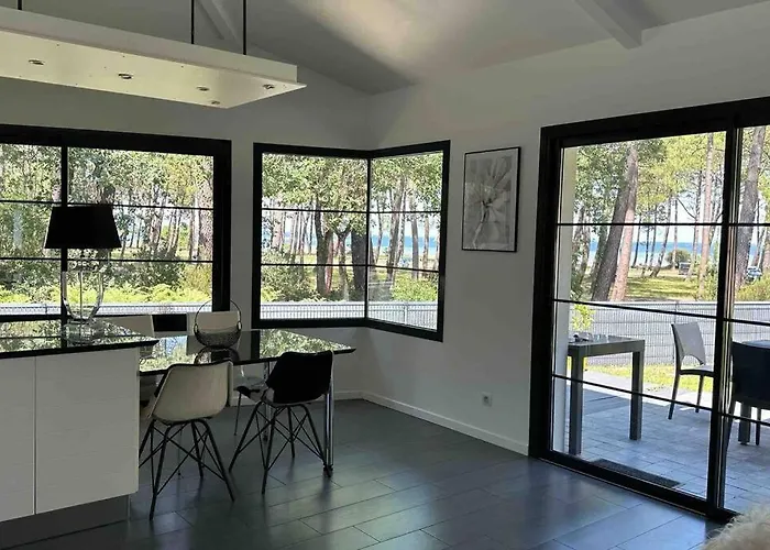 Willa Maison Du Avec Lagon, De Nage, Jacuzzi Biscarrosse