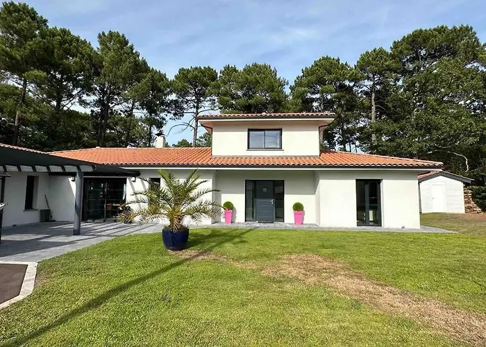 Willa Maison Du Avec Lagon, De Nage, Jacuzzi Biscarrosse