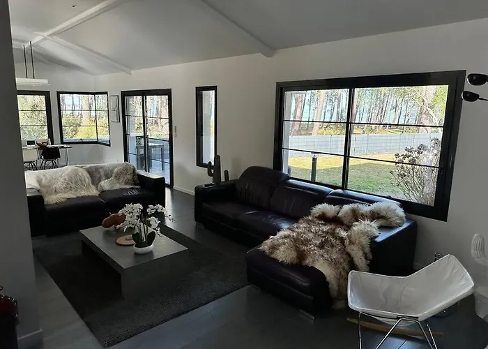 Maison Du Avec Lagon, De Nage, Jacuzzi Biscarrosse