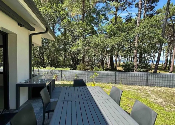 Willa Maison Du Avec Lagon, De Nage, Jacuzzi Biscarrosse